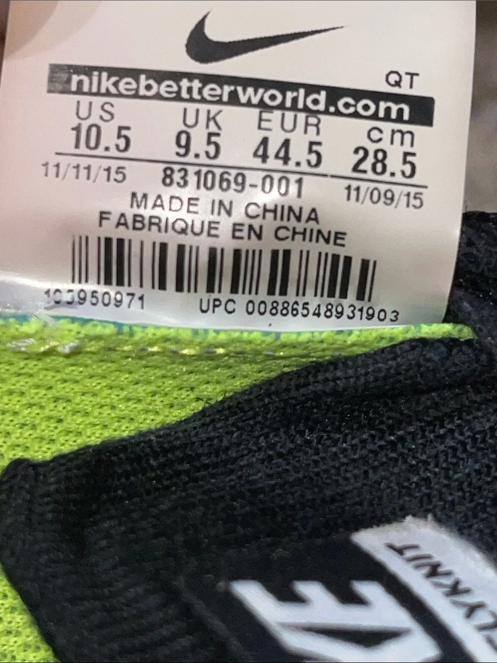 Nike Free RN Flyknit Black & White Running Shoes